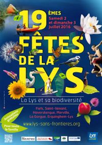 19èmes Fêtes de la Lys. Du 2 au 3 juillet 2016. Nord. 